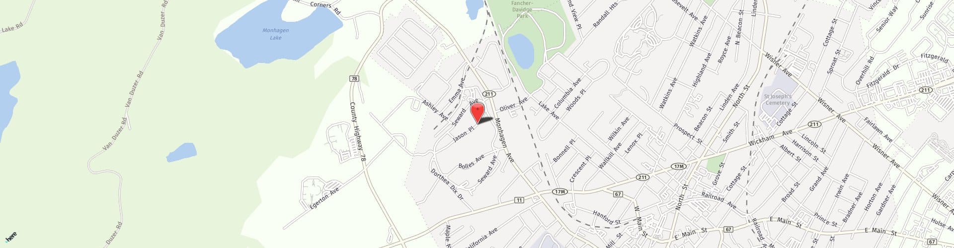 Location Map: 14 Jason Place, Suite 202 Middletown, NY 10940